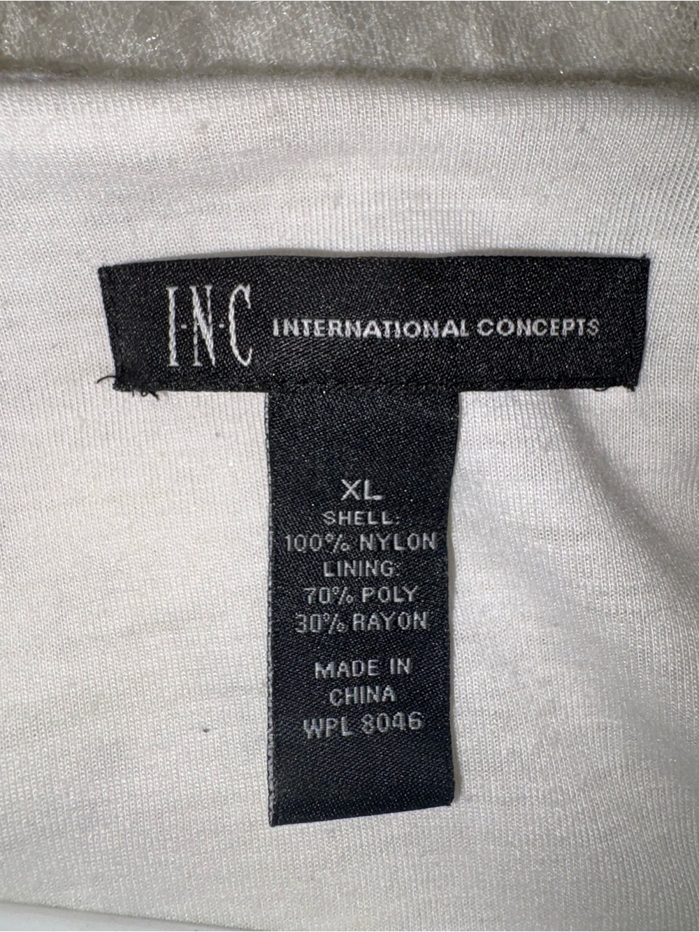 INC International Concepts Silver Sequin Racerback Tank - Picture 3 of 4